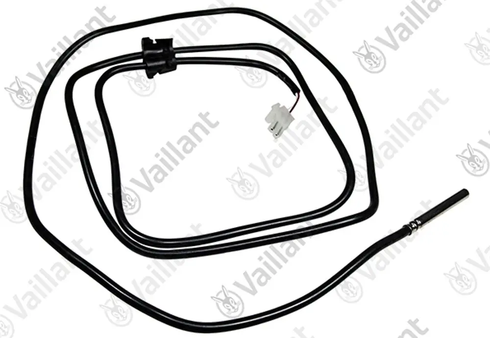 Vaillant Kabelbaum mit Sensor für Luft, bestehend aus mehreren Leitungen und einem Stecker, für spezifische Modelle, in schlichter Ausführung.